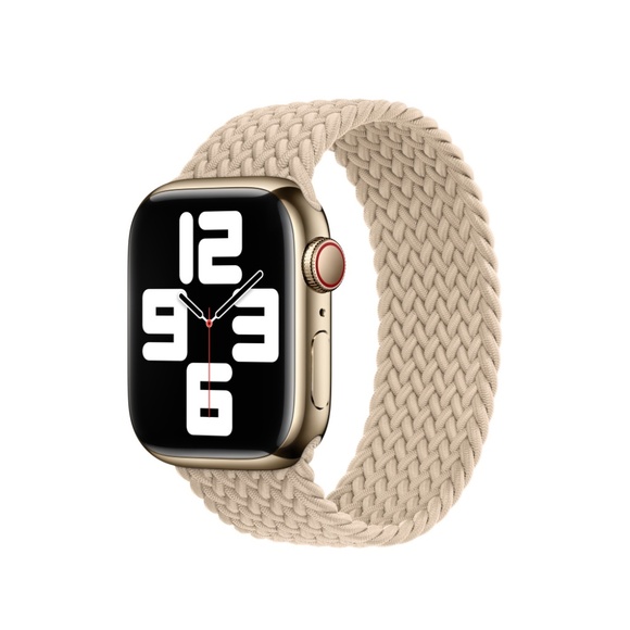 Braided Loop Apple Watch Strap - Beige - Picture 1 of 2
